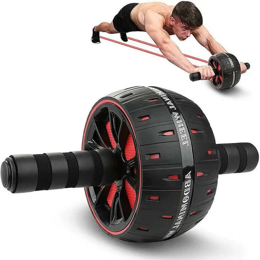 LiveSport red Big Ab Roller for Abs Workout Ab Roller Wheel Exercise Equipment For Core Workout Abdominal Wheel Roller For Home Gym Muscle