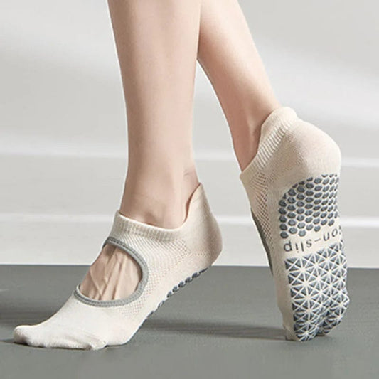 LiveSport white / EUR 34-41 Non-slip Yoga Pilates Socks For Women