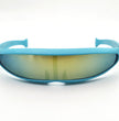 Personality Sunglasses Laser Glasses Men Women Sunglass Robots Silver Lens Sun Glasses Men's Driving Goggles Glasses