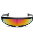 Personality Sunglasses Laser Glasses Men Women Sunglass Robots Silver Lens Sun Glasses Men's Driving Goggles Glasses