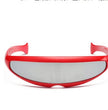 Personality Sunglasses Laser Glasses Men Women Sunglass Robots Silver Lens Sun Glasses Men's Driving Goggles Glasses