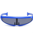 Personality Sunglasses Laser Glasses Men Women Sunglass Robots Silver Lens Sun Glasses Men's Driving Goggles Glasses