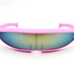 Personality Sunglasses Laser Glasses Men Women Sunglass Robots Silver Lens Sun Glasses Men's Driving Goggles Glasses