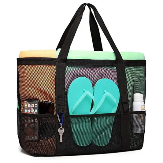 Summer Large Beach Bag For Waterproof 8 Pockets