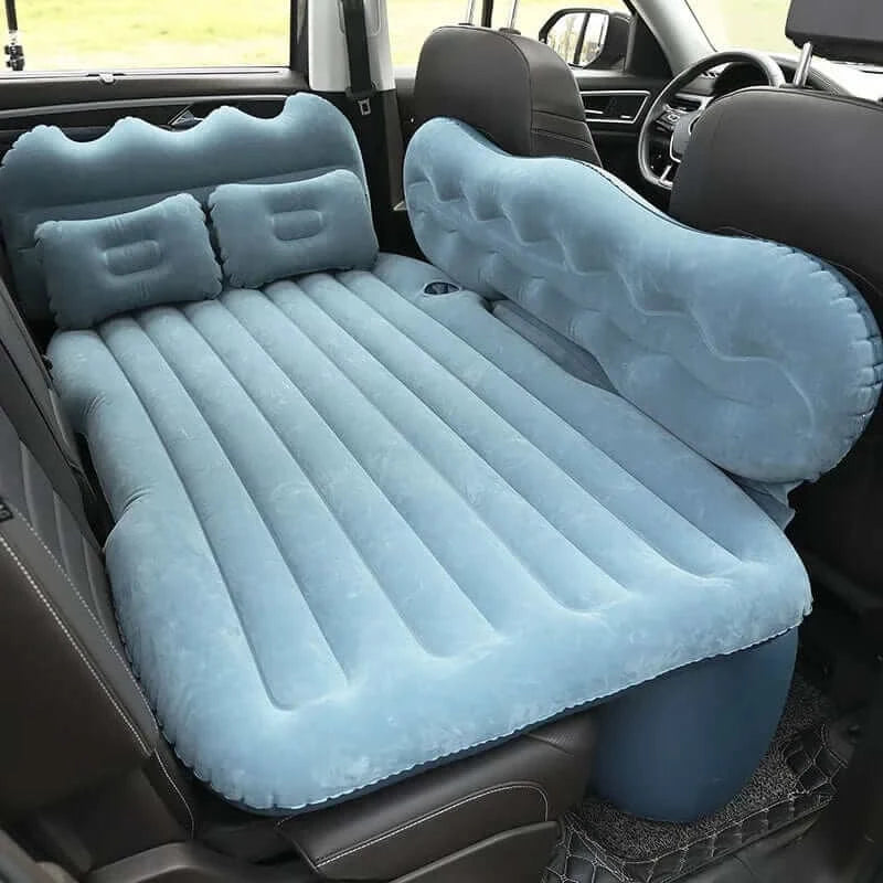 LiveSport 1 set 3 Car Travel Bed Automatic Air Mattress Sleeping Pad Inflatable BackSeat Bed Outdoor Cushions Camping Sofa Bed Accessories for Car