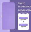 LiveSport 185X60X1CM PURPLE Foam Mat Yoga Mat Thick Sport and Fitness Pilates Gymnastics Equipment Exercise Mats for Home Workout Body Building Sports