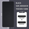 200X60X1.5CM BLACK