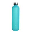 LiveSport Blue / 1.0L 1L Water Bottle Time-Marked Hydration Tracker Water Bottle - Stainless Steel, Insulated, Leak-Proof