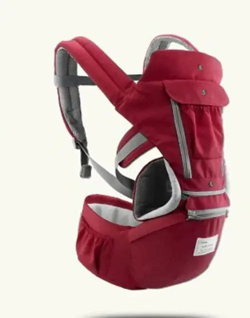 LiveSport Breathable Cotton Comfort: Ergonomic Baby Carrier with Hip Seat for Maternity and Infants