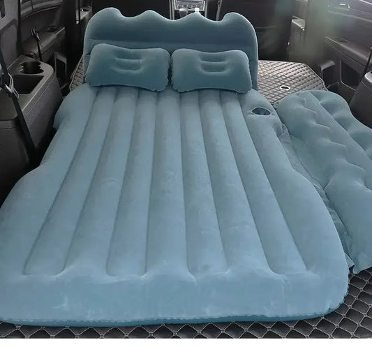 LiveSport Car Travel Bed Automatic Air Mattress Sleeping Pad Inflatable BackSeat Bed Outdoor Cushions Camping Sofa Bed Accessories for Car