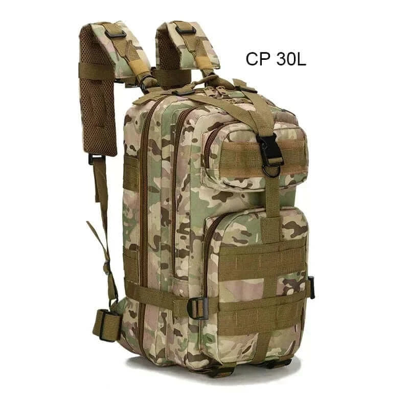 LiveSport CP 30L / CHINA Lawaia Tactical Backpacks 30L/50L Outdoor Rucksacks Camping Hiking Trekking Fishing Hunting Bag with Bottle Holder