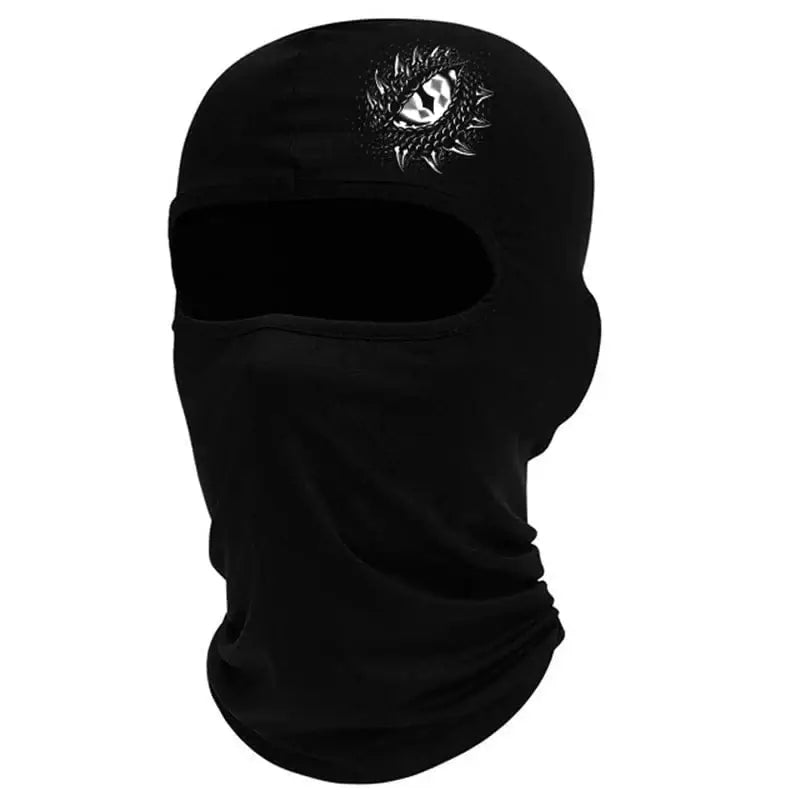 LiveSport cs1-eye / One Size Ski Mask for Men Full Face Mask Balaclava Black Ski Masks Covering Neck Gaiter