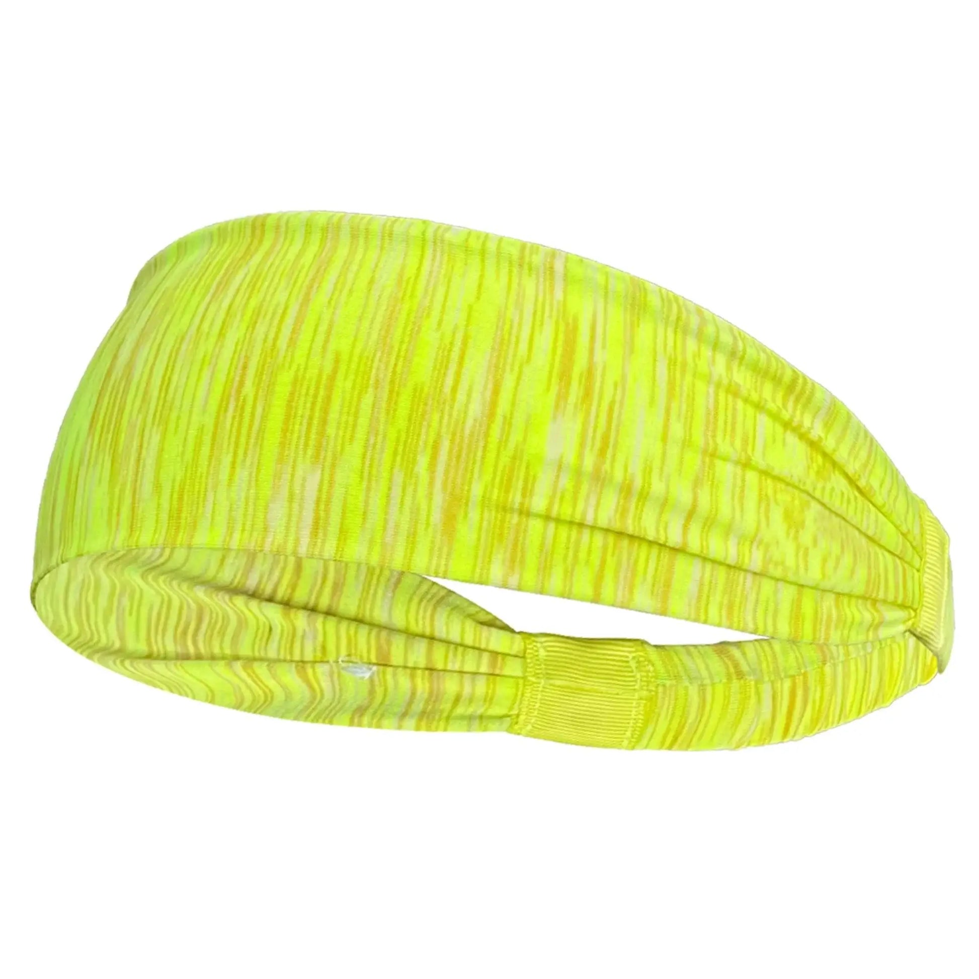 LiveSport Fluorescent Green Sports Headbands For Men Woman Gym Yoga Sweat Hair Bands Soft Elastic Hairbands Stretch Outdoor Sport Sweatbands