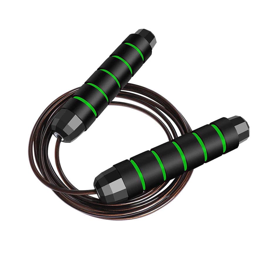 LiveSport Green Adjustable Skipping Jump Rope For Training Home Sport Equipment