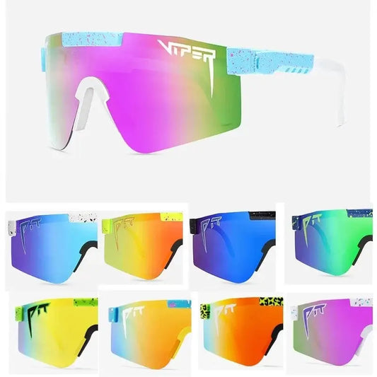 LiveSport High Quality Oversized Pit Viper Sunglasses Men Outdoor Cycling Sport  Sun Glasses Women Wide View Mtb Goggles