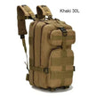 LiveSport Khaki 30L / CHINA Lawaia Tactical Backpacks 30L/50L Outdoor Rucksacks Camping Hiking Trekking Fishing Hunting Bag with Bottle Holder