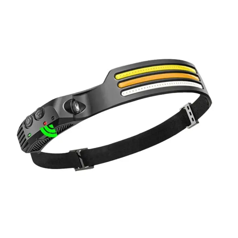 LiveSport Package C LED Headlamp USB Rechargeable Sensor Headlamp 230° Wide Beam Headlight Waterproof Headtorch for Camping Hiking Running