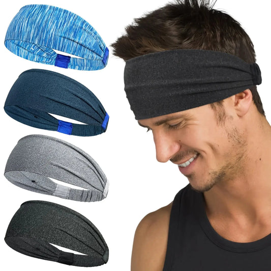 LiveSport Sports Headbands For Men Woman Gym Yoga Sweat Hair Bands Soft Elastic Hairbands Stretch Outdoor Sport Sweatbands