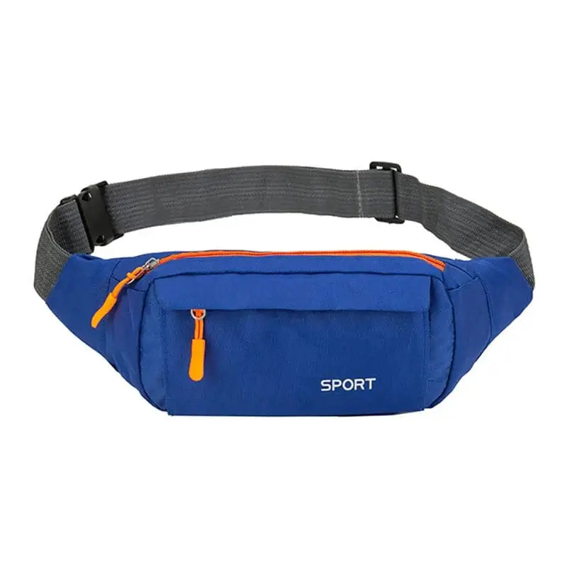LiveSport Style A Dark Blue / CHINA Kangaroo Bum Hip Fanny Waist Bag Pack For Men Women Waterproof Male Belt Pouch Belly Banana Ladies Sachet Mobile Running Wallet